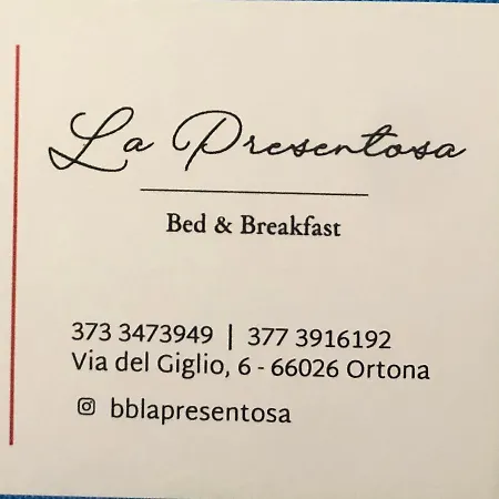 La Presentosa Nocleg ze śniadaniem Ortona